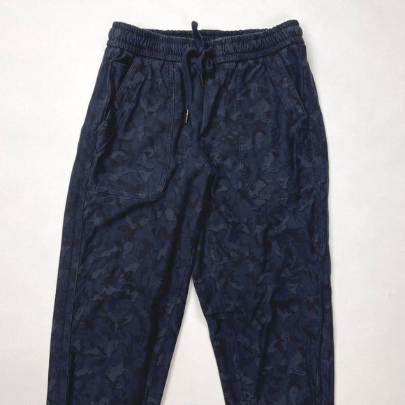 Athleta Farallon Stratum Camo Jogger Stretch Cotton Pockets Drawcord Women 4 - Picture 5 of 12